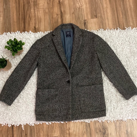 GAP herringbone wool coat - Picture 2 of 9